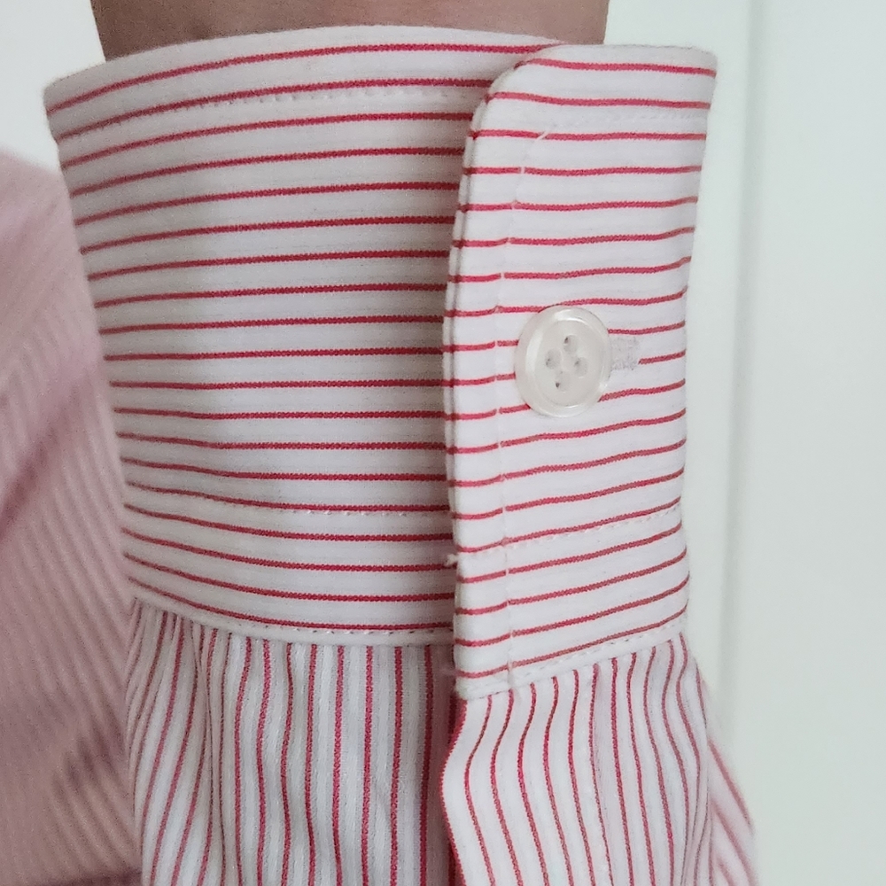 Eileen M Custom Designed Striped Button Down Tunic - image 6